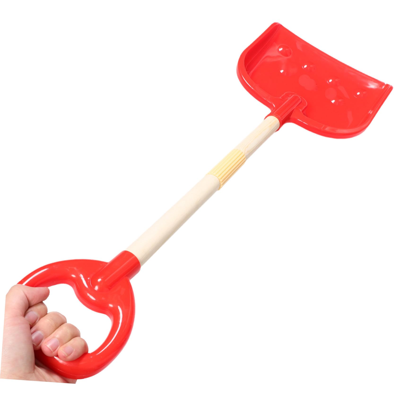 2 Piezas Pala Nieve Infantil con Mango D Ergonomico Juego Ligero y Portátil para Playa y Nieve Material Seguro para Herramienta Desmontable para Excavación al Aire