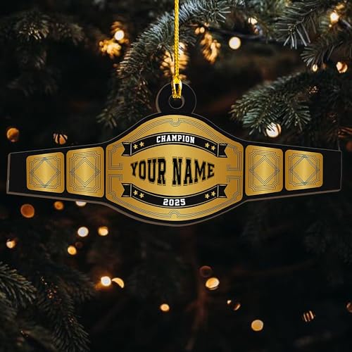 Personalized Wrestling Ornaments, Wrestling Christmas Ornament 2025, Boys Girls Wrestling Gifts Wrestler Christmas Ornaments, Wrestling Coach Gift for Wrestling Player Wrestling Helmet Ornament (W15)