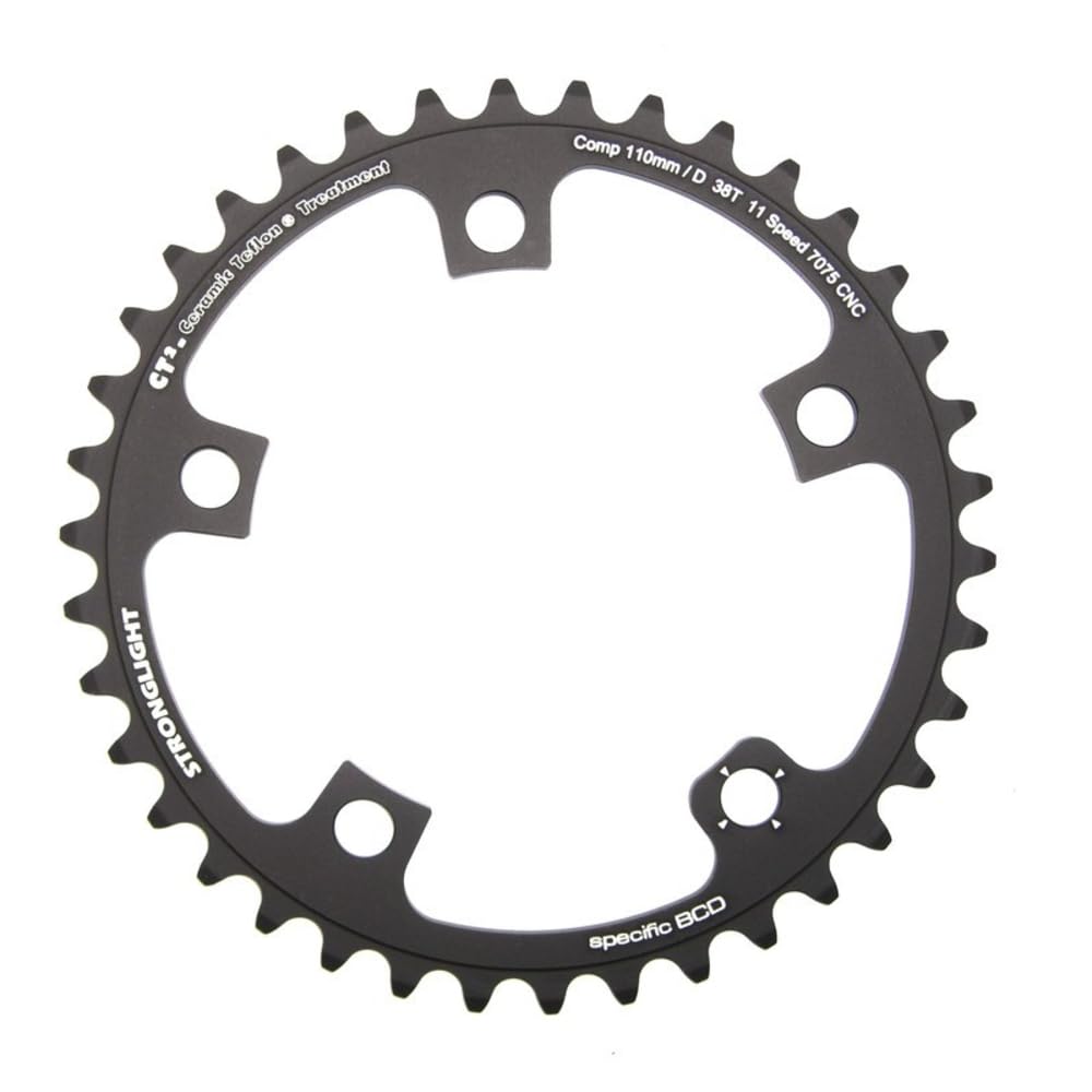 Stronglight e di shif Ting Catena Foglia, Nero, 11 x 11 x 5 cm