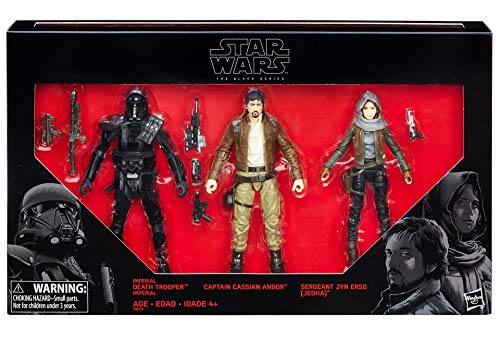 HASBRO STAR WARS ROGUE ONE BLACK SERIES 6 FIGURE 3 PACK EXCLUSIVE