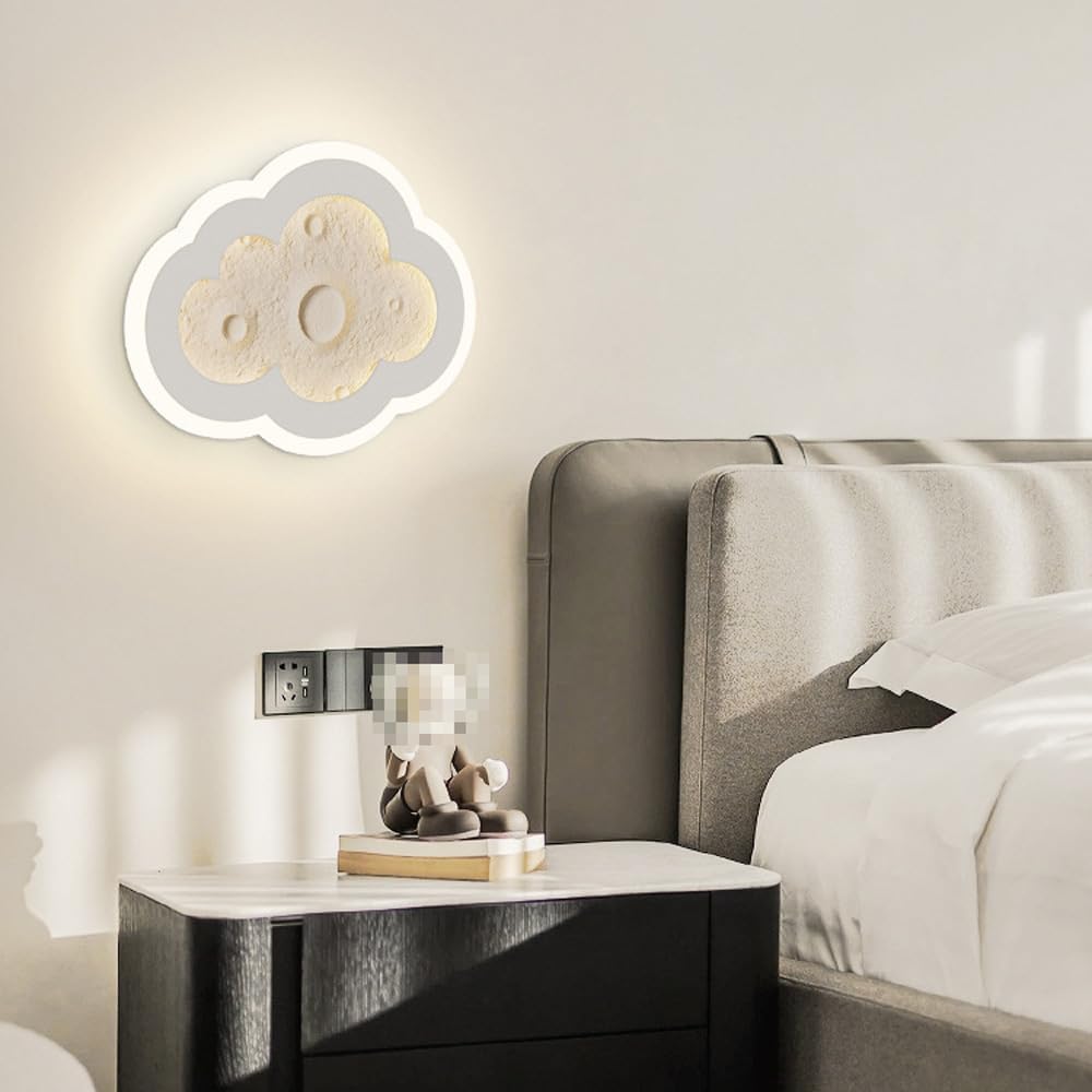 Aplique de Pared para Interiores, Dormitorio, Pasillo, guardería, Luna, Regulable, Infantil, Noche, nórdico, Moderno, lámpara de Pared, Dibujos Animados, Planeta, para niños y niña