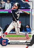 2026 Topps Now Travis Bazzana #176 Top Prospect's 1st Home Run Caps Off Memorable Night Cleveland Guardians Rookie RC Baseball Card