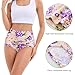 Womens Underwear Tummy Contril Panties for Women Pack High Waisted Women's Briefs Underwear Full Coverage 2025 Fashion Floral Printed Ladies Panty Multipack(B Assorted,L)