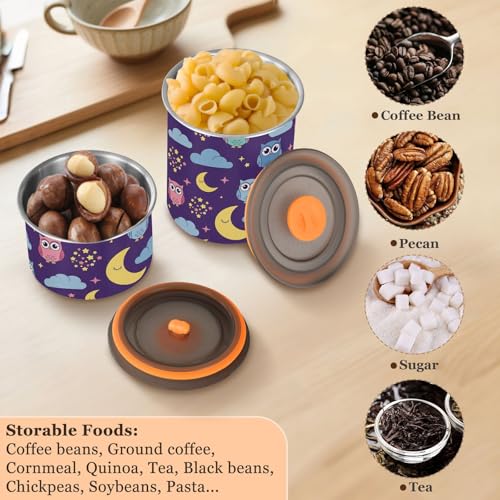 Envase para café DOMIKING acero inoxidable 900 ml miniatura 5
