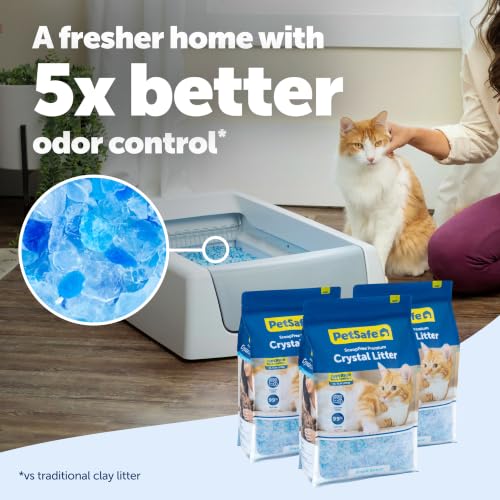 Image of PetSafe ScoopFree Premium Crystal Litter, Fresh Scent, 8Lb Bag, 3 Pack