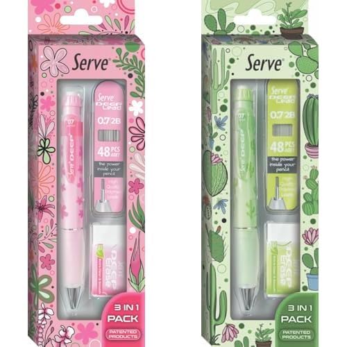 Serve Doğa Desenli 2 Set Birarada