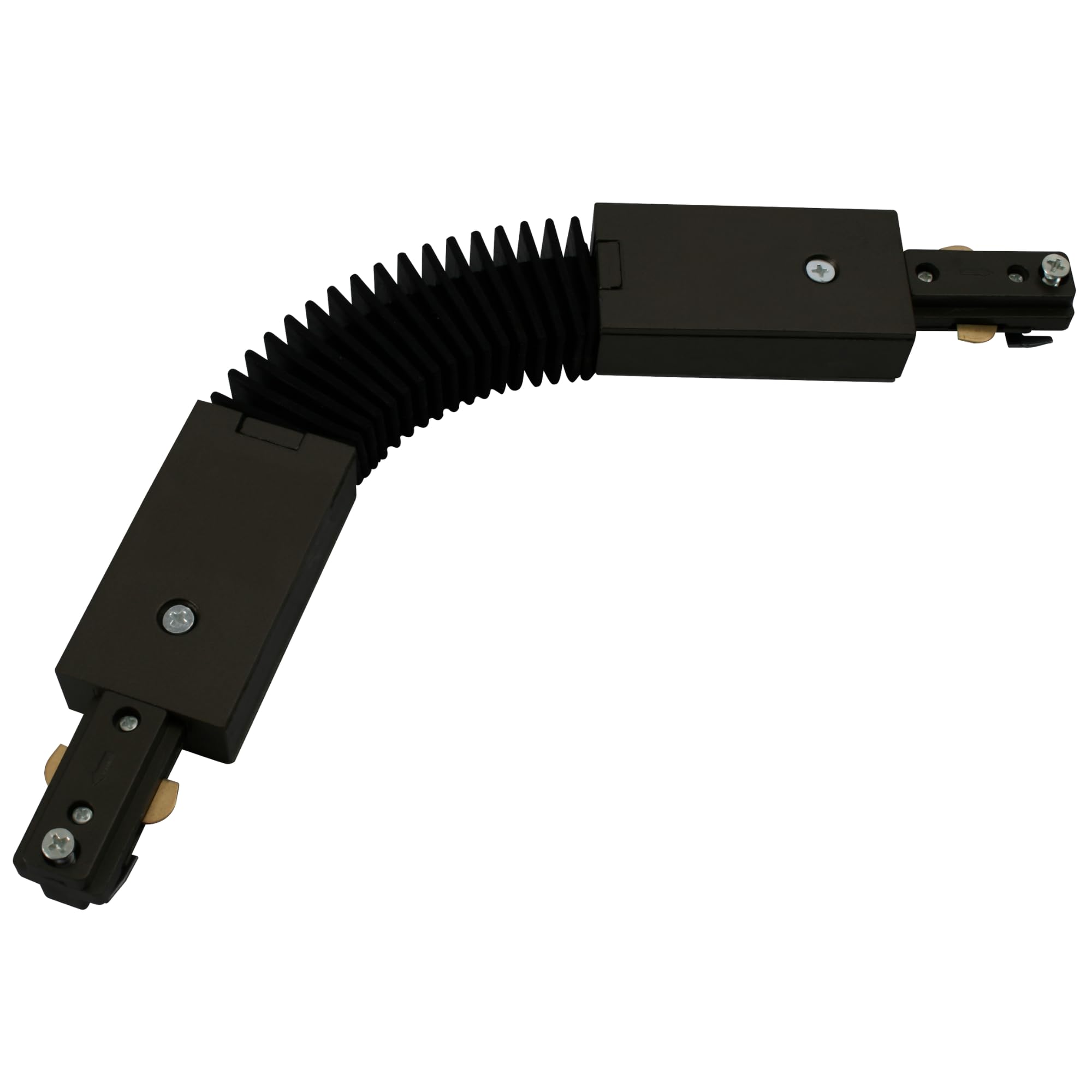 Knightsbridge 230V Single Circuit Track Flexible Connector - Black