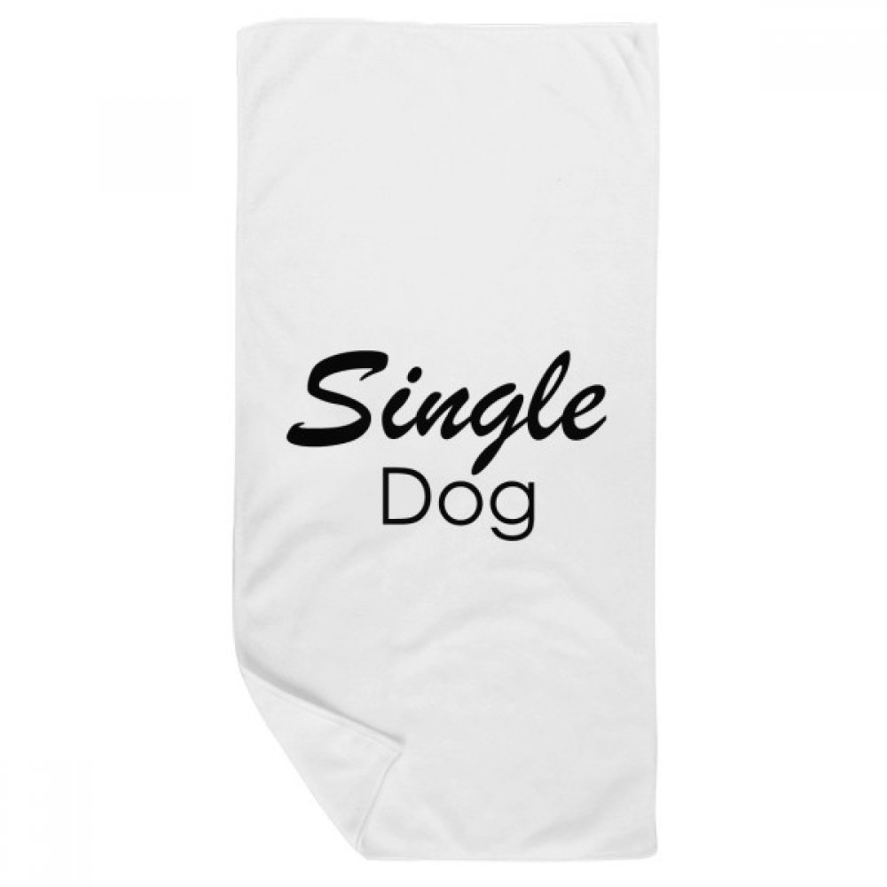 Serviette de bain Chien DIYthinker anti-irritation douce 35x70cm multicolore