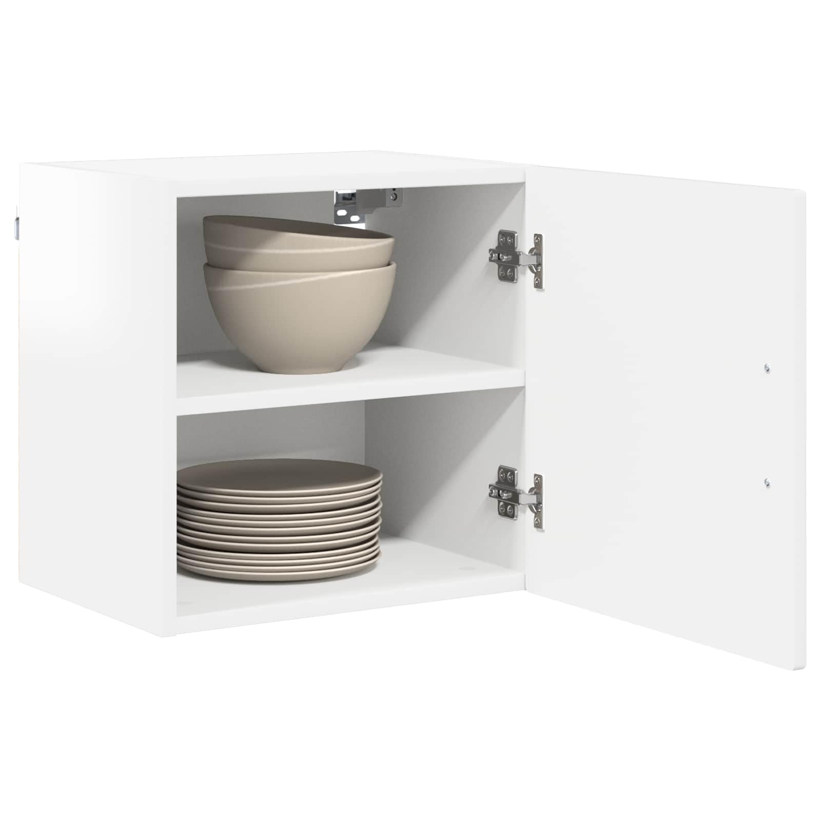 vidaXL Wall Cabinet PORTO High Gloss White 40 x 31 x 40 cm