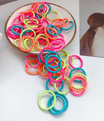 200 Pieces Hair Bows for Girls 3cm Small Hair Bows Elastic Hair Bows Perfect Hair Bows for Kids Toddlers Girls - Image 2