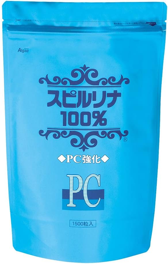 PC Enhanced Spirulina, 1,500 tablets x 200 mg