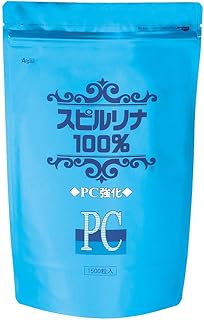 Amazon | スピルリナ普及会 PC強化スピルリナ 1500粒×200mg | スピルリナ普及会 | スピルリナ
