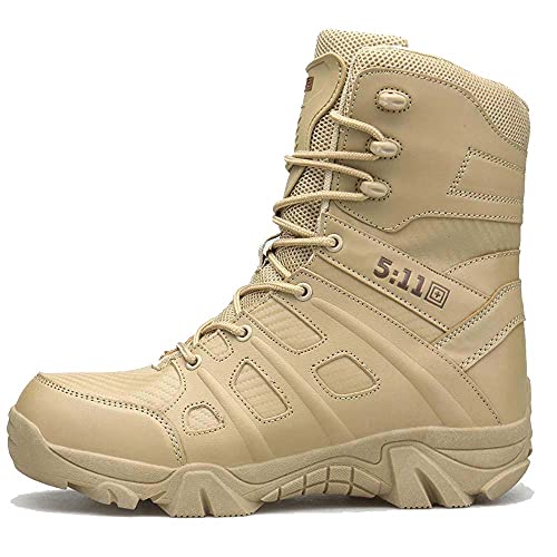 Military Boots, CLDREAM Men's Military Jungle Boots Combat Outdoor Work Water Resistant Boots Hiking Boots