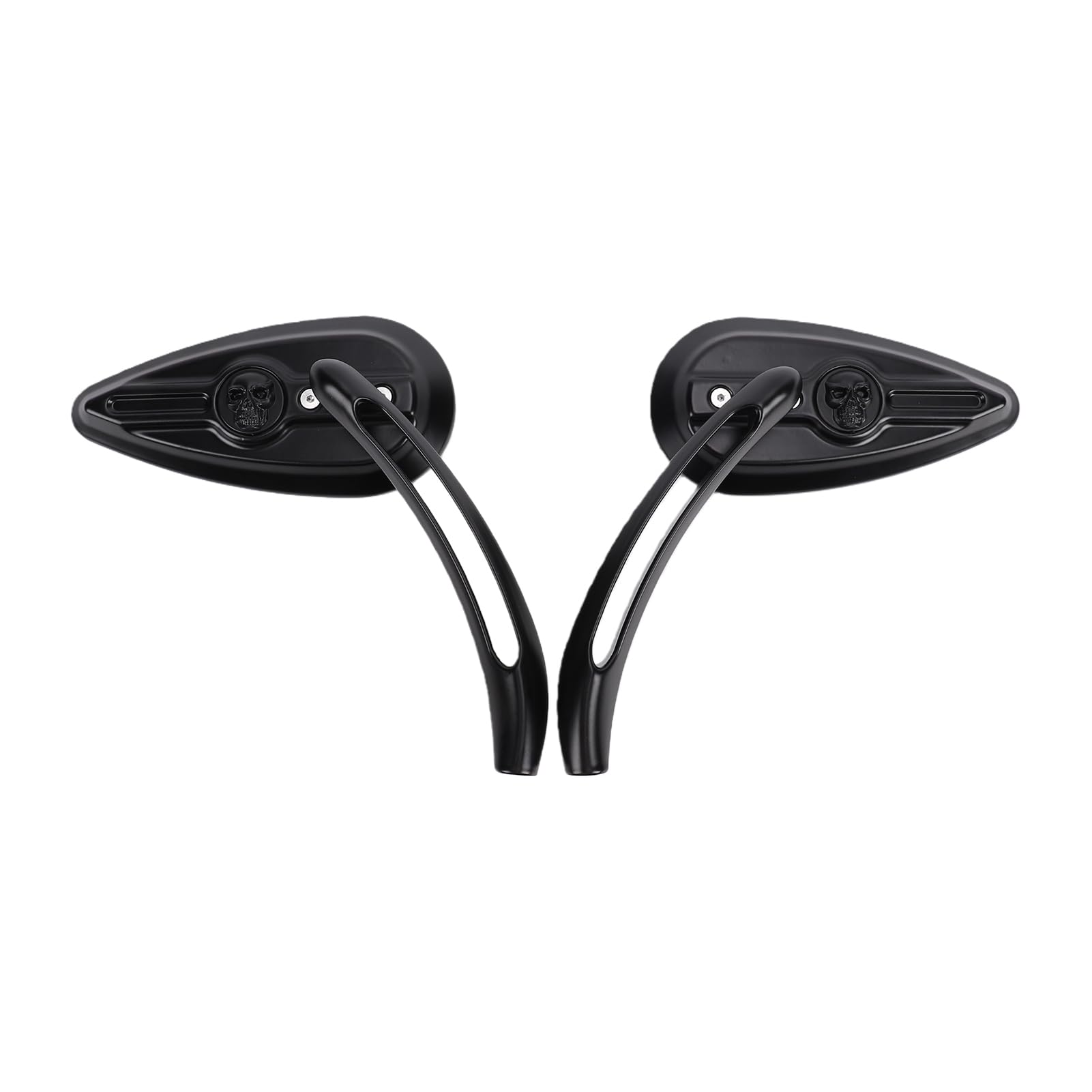 Luocute Lusterka Wsteczne Motocykla Typu Teardrop do Dyna Electra Glide