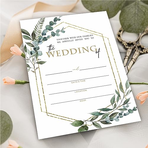 Tpyen Greenery Wedding Invitations thumb #2