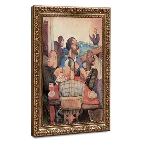 Impression sur toile We Four in Paris de Palmer Hayden pour sublimer le mur du salon
