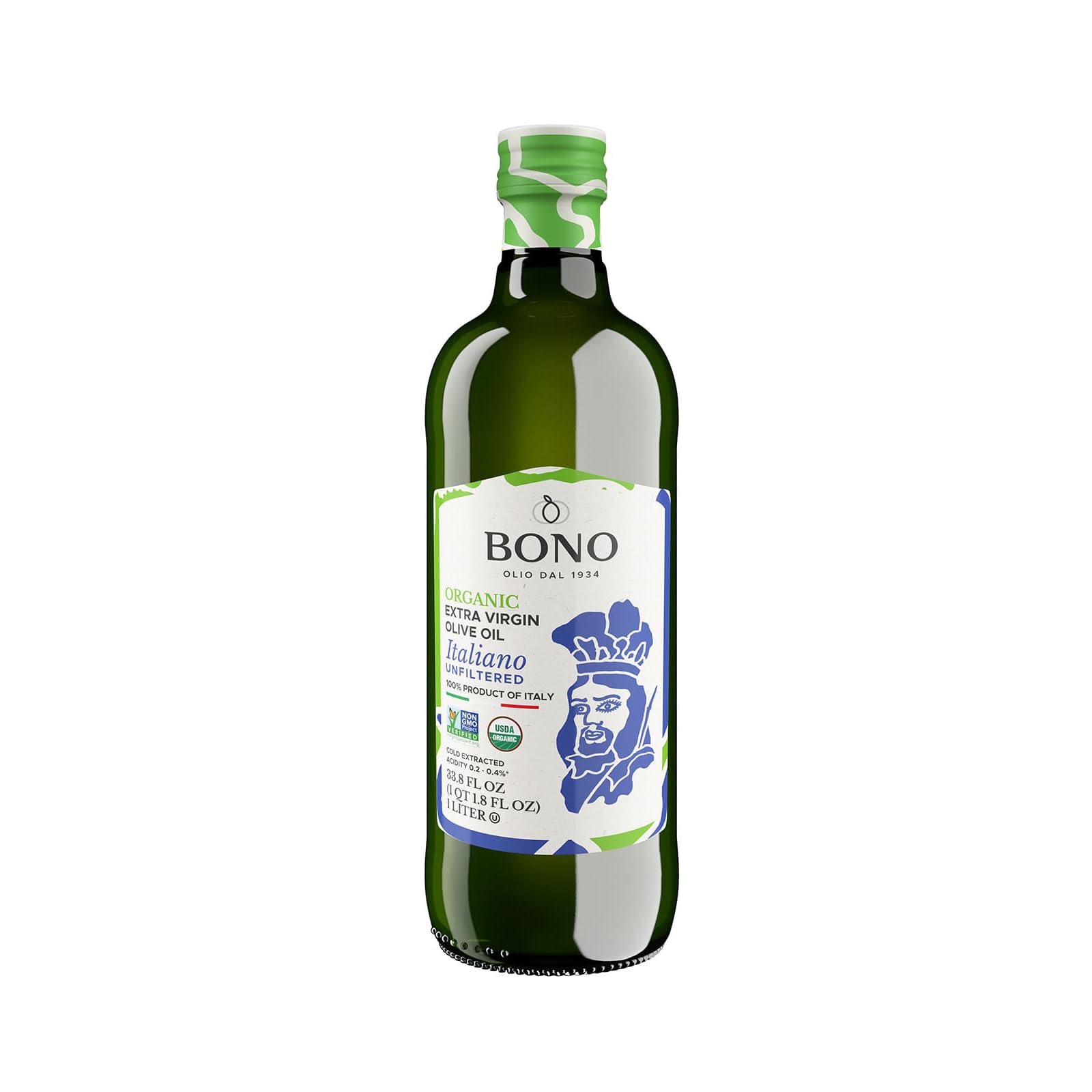 Amazon.com : Bono Organic Unfiltered Italian Extra Virgin Olive