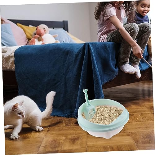 GANAZONO Caixa caixa areia para gatos banheiro semi fechado para gatos banheiro areia gatinho fornec