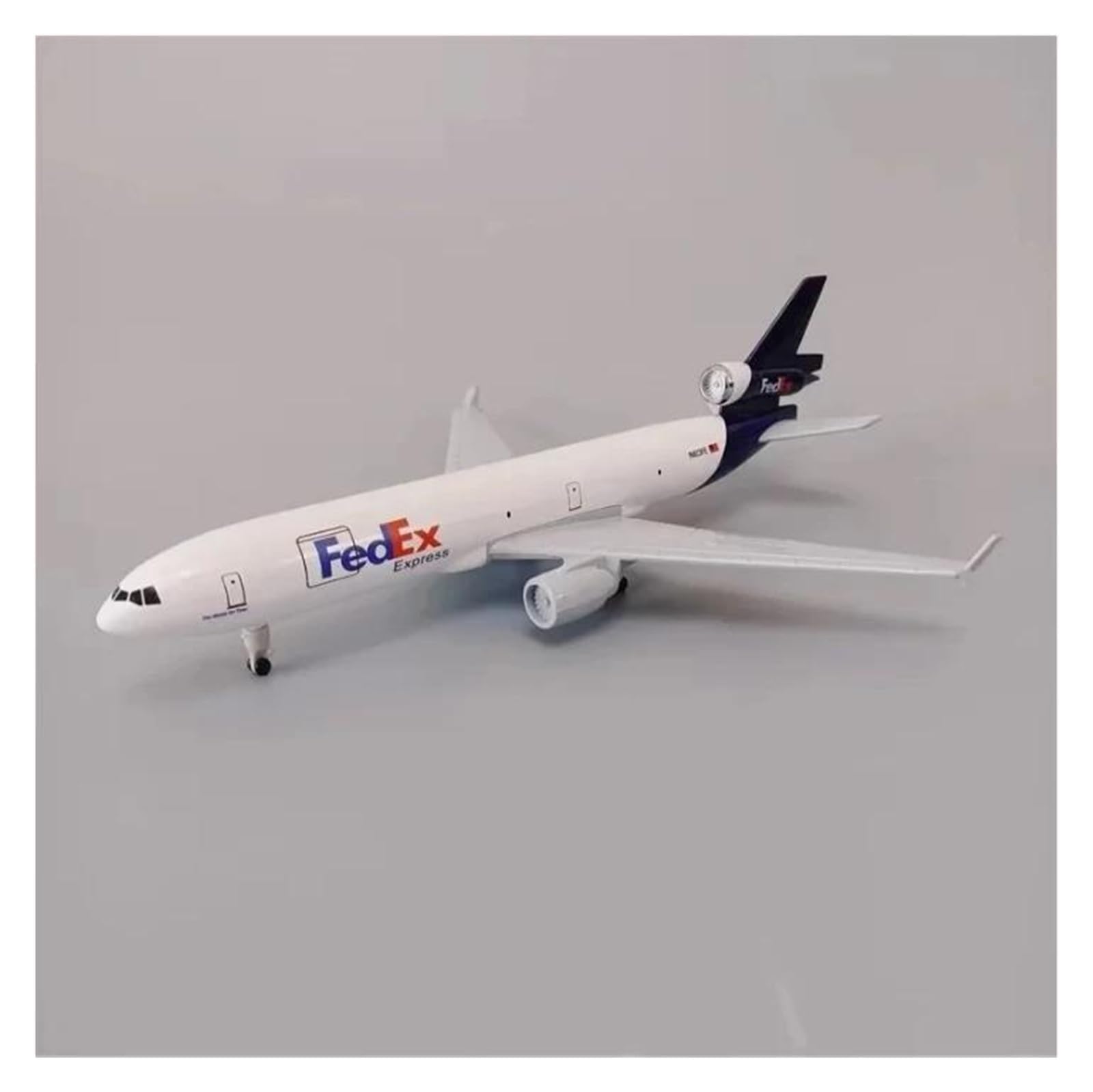 Odlewane zabawki samoloty 20 cm stop metalu dla linii Express Airlines MD-11 odlewany model samolotu samolot dekoracja samolotu model samolotu do zbierania i wystawiania