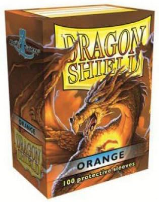 Dragon Shield AT-10013 Protective Card Sleeves (100 Count), Orange