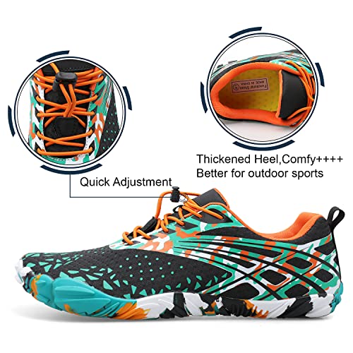 Image of L-RUN Barefoot Water Shoes Women Mens Aqua Sock Athletic Hiking Water Sports Shoes for Swim Beach Pool Sand Diving Walking