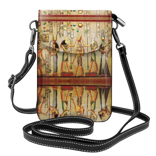 Sac à bandoulière en cuir pour téléphone Women in Ancient Egypt
