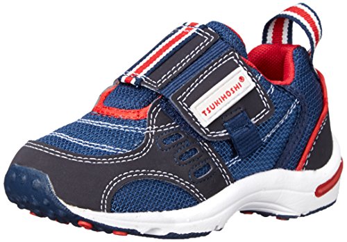 TSUKIHOSHI Euro Kids Shoes - Strap-Closure Machine-Washable Kids and Toddler Shoes with Wide Toe Box & Slip-Resistant, Non-Marking Outsoles, Ages 1-8