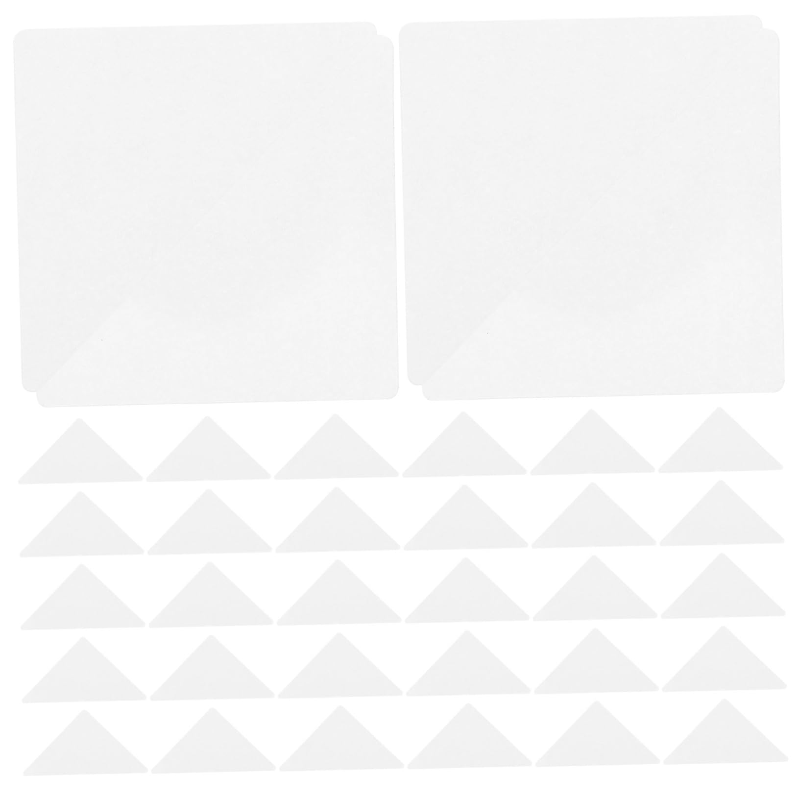 PartyKindom Collar Stays for Men 90pcs Triangle Adhesive Collar Supports No Residue