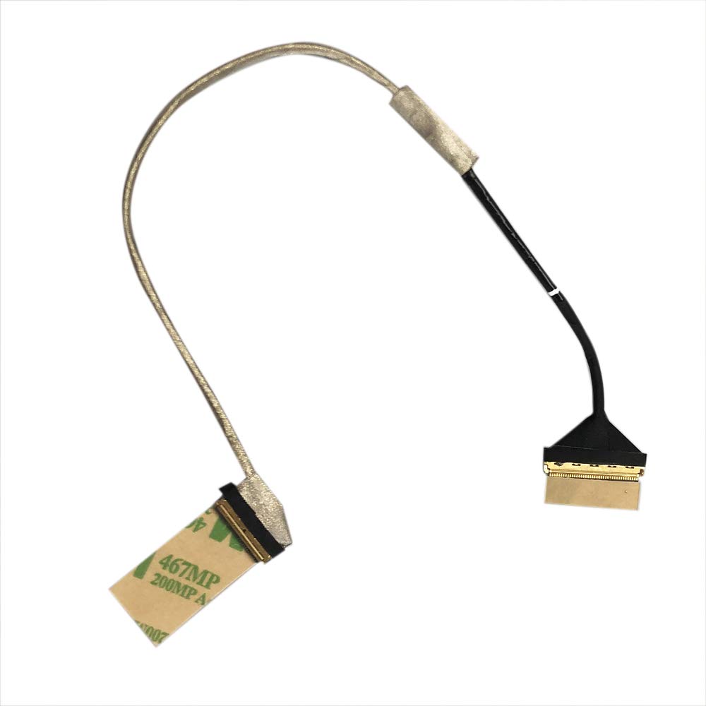 GintaiUntouchable LED LVDS LCD Screen Cable for HP ChromeBook 14 G5 14-CA 14-DB 40PIN and 30PIN at One End DD00G3LC002 DD00G3LC0012 L16748-001 L14338-001