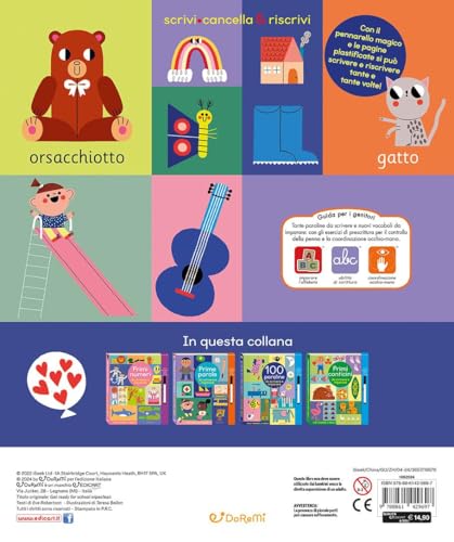 Prime Parole Da Scrivere E Imparare. Scrivi Cancella & Riscrivi. Ediz. A Colori. Con Pennarello Magico - 2