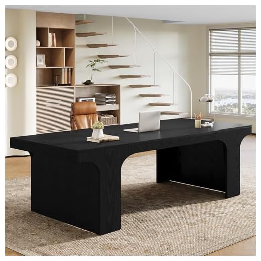 Tribesigns Elegant 70.9-Inch Executive Desk