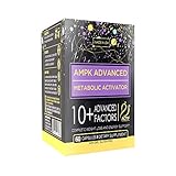 Actif AMPK Advanced Metabolic Activator with 10 Factors, Non-GMO, With Energy Support, 60 Capsules, Made in USA