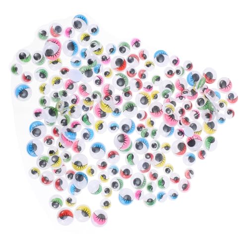 TOBBOMEY Pegatinas Adhesivas para Ojos de Muñeca DIY de Globos Oculares Simulados de Animales Accesorios Creativos para Manualidades y Decoración de Muñecos