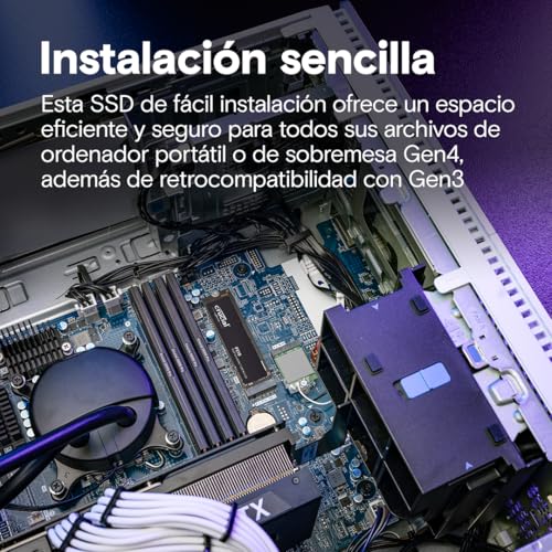 Crucial P310 SSD 1TB PCIe Gen4 NVMe M.2 2280, Disco Interno, hasta 7.100 MB/s, Compatible con Ordenador Portátil y de Sobremesa & Consolas de Juegos Portátiles - CT1000P310SSD801 - Imagen 6