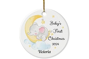 Personalized Baby's First Christmas Ornament 2024: A Cherished Keepsake for Your Little One's Special Day