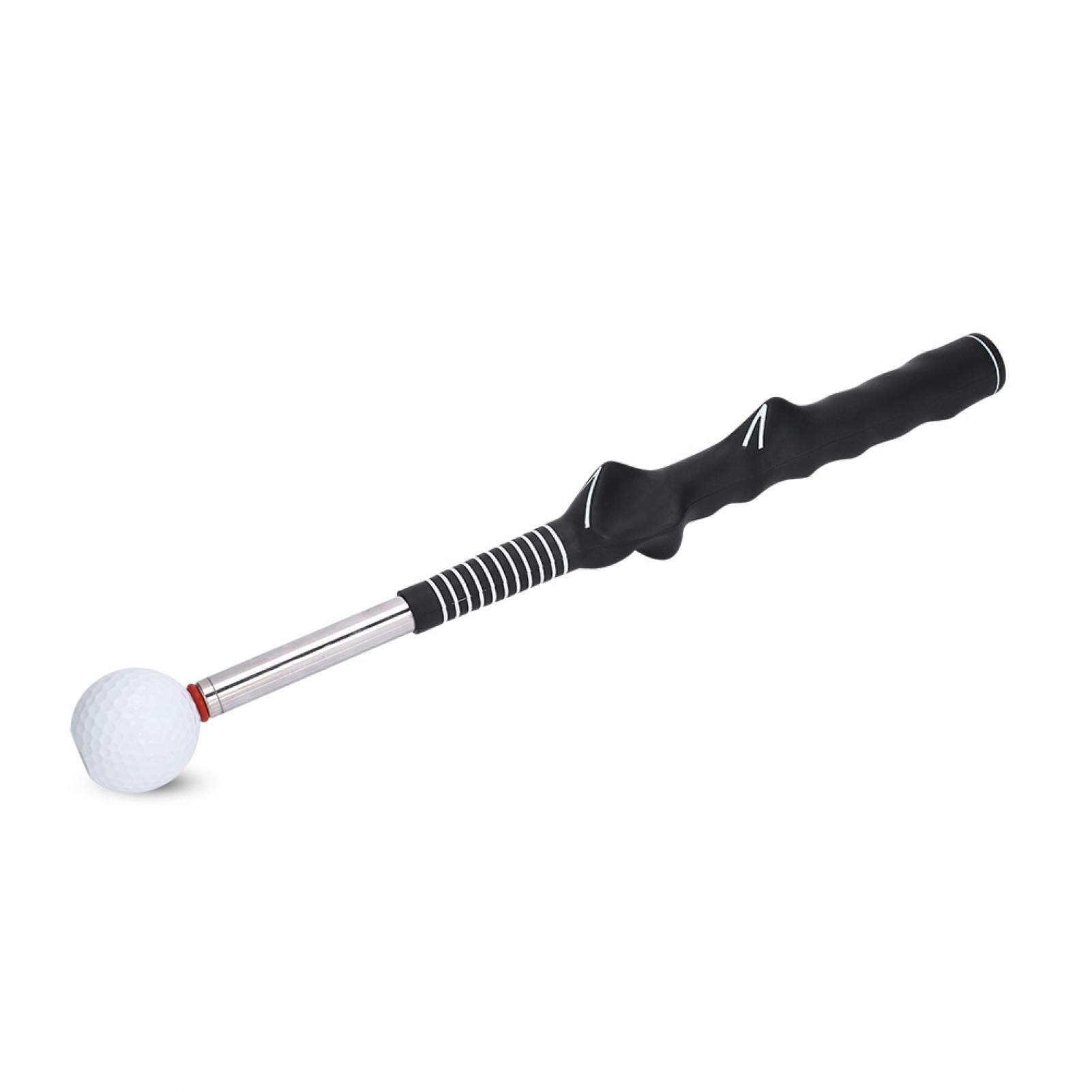 Golf Swing Trainer, Golf Swing Grip Trainer Warm Up Training Aid Telescopic Club for Beginner