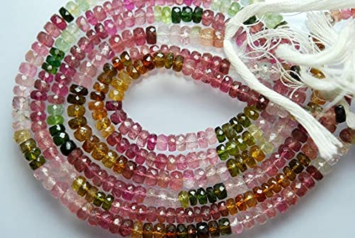 Tourmaline rose multi facettée pour réparer ou transformer vos colliers de perles ternes