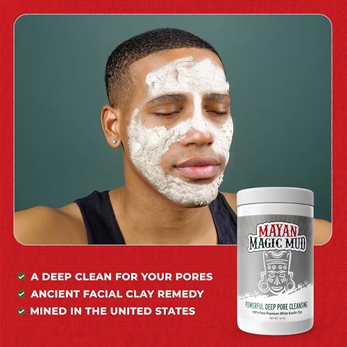 Mayan Magic Mud Powerful Deep Pore Cleansing White Kaolin Clay - Natural Face Mask Peel For Men And Women - USA Made Full Facial Skin Care - Spa Level Beauty Products That Cleanse Skin - 16 Oz - Image 7