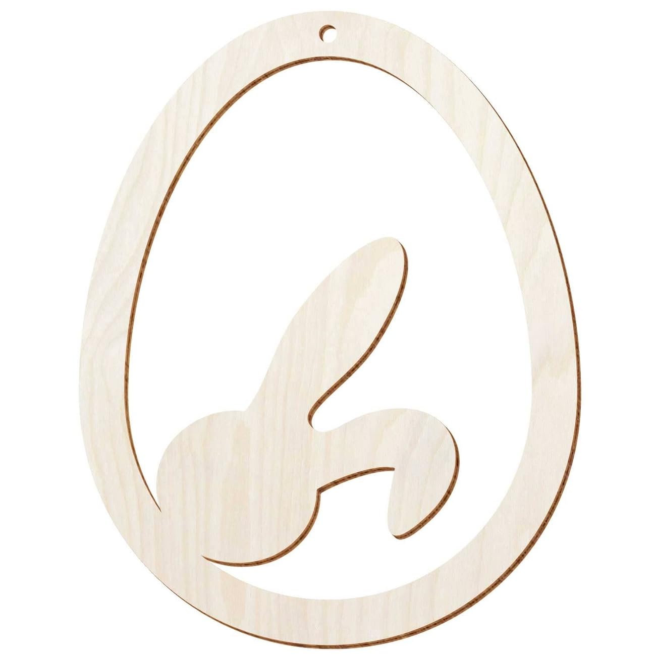 V1 - Uova di Pasqua con motivo in legno di betulla naturale, decorazione per Pasqua, motivo uovo di Pasqua 4, altezza (dimensione): 45 cm di altezza