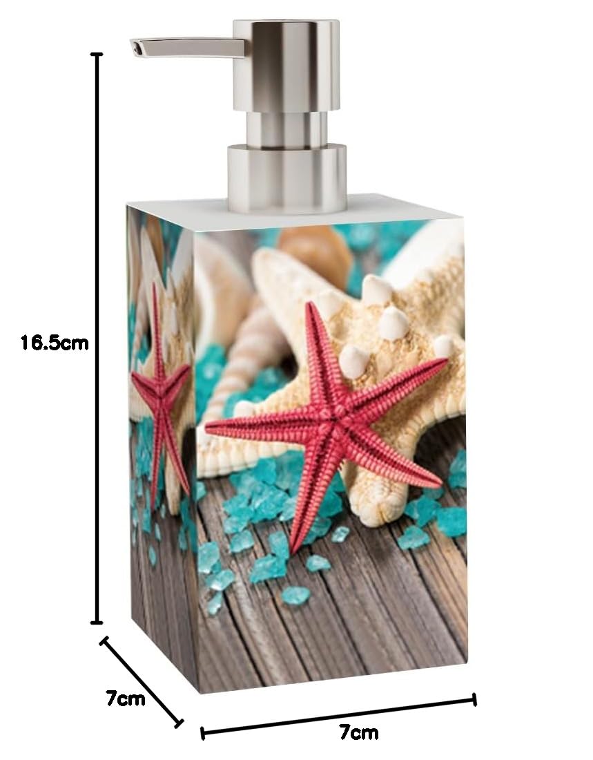 Sanilo Set di accessori per il bagno, dispenser di sapone e scopino WC, materiale di alta qualita, che attira l'attenzione in ogni bagno (Bath Salts)