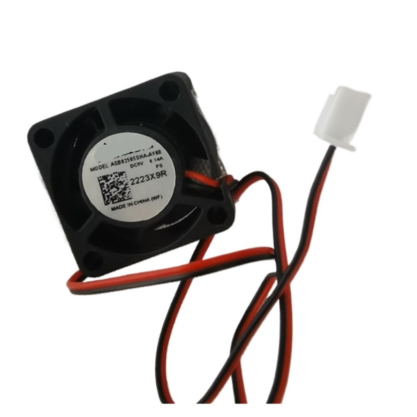 YMUGUEGH 25x25x10mm ASB02505SHA-AY6B 2510 5V 0.14A 25mm fan 1wrpm DC cooling fan(3wire with detection)