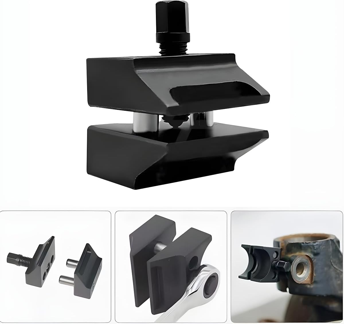 Car Suspension Strut Spreader Tool, Heavy Duty Suspension Strut Split Hub Steering Knuckle Spreader, Double Ended Design Automotive Accessories, Universal for Vehicles