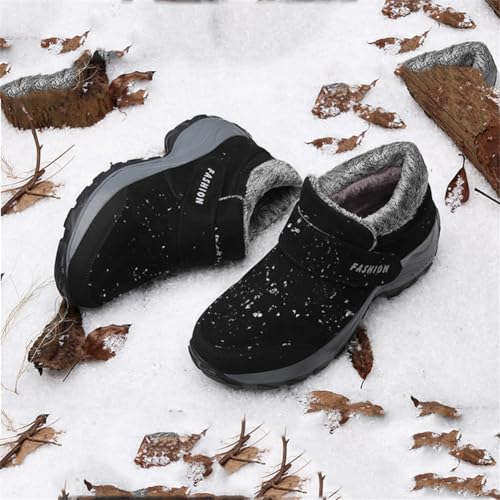 LEADER SHOW Women's Casual Comfort Walking Shoes Stylish Non-Slip Platform Work Sneakers4