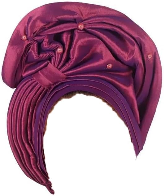 Dvbfufv African Lady Turban Cap for Women Nigeria Party Wedding Auto Headwraps