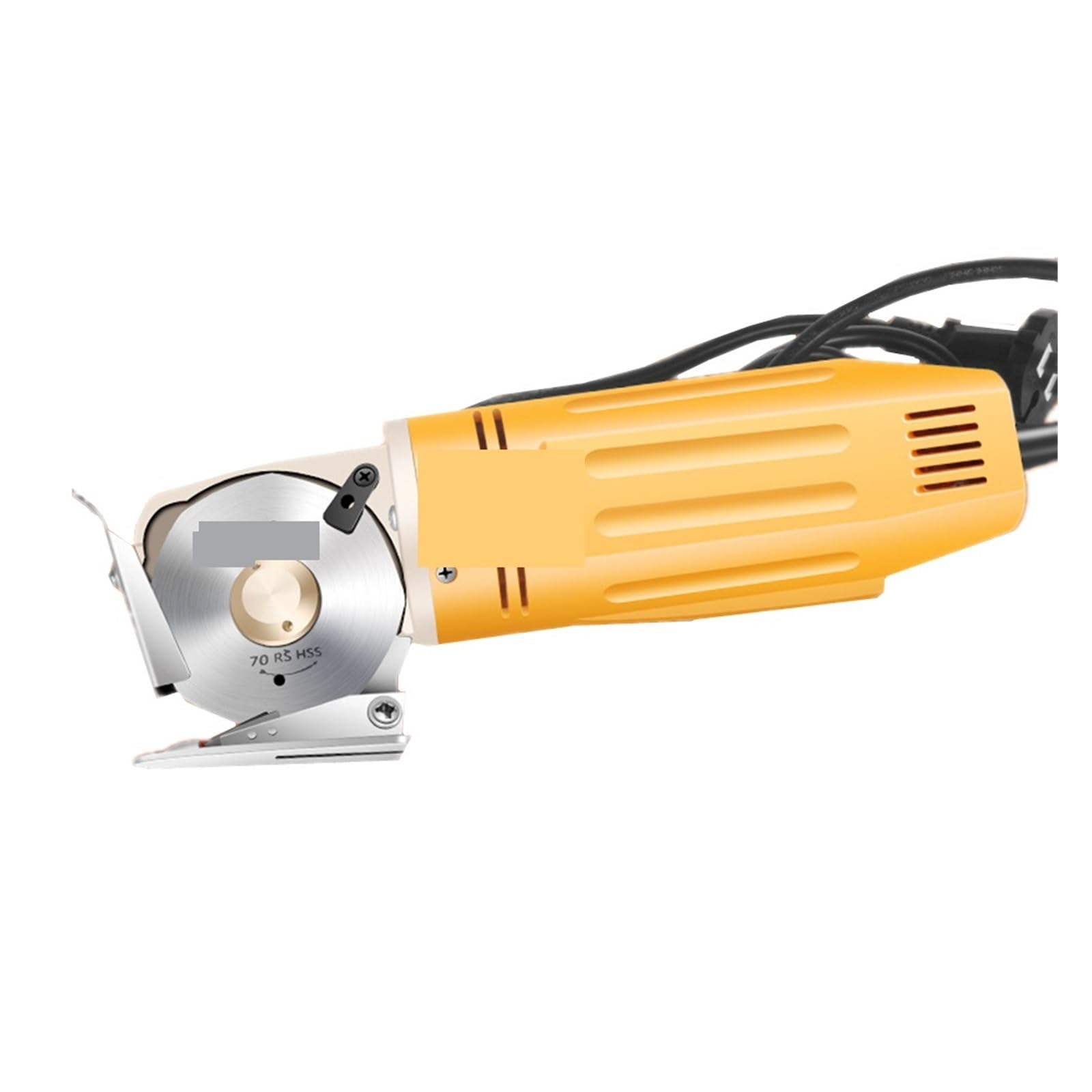 Forbici elettriche, Forbici elettriche for tessuto Utensile for tessuto a lama rotante Kit taglierina elettrica for tessuto in pelle Utensile for da taglio(Yellow)