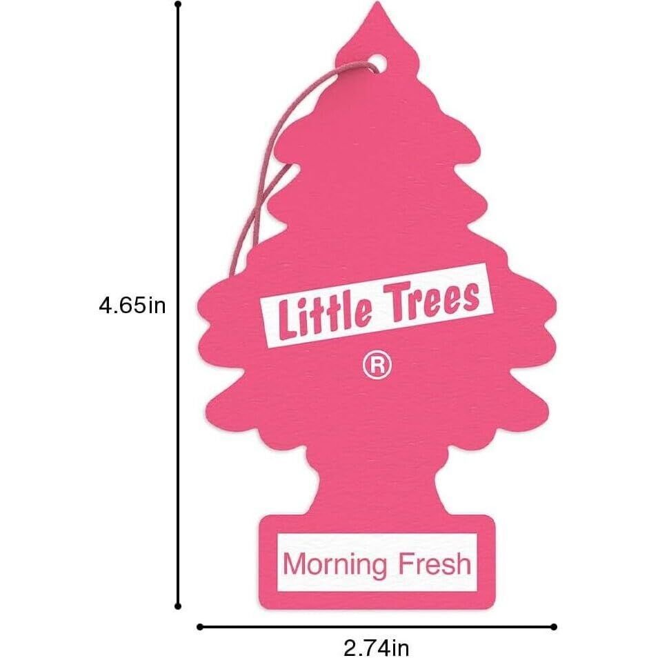 LITTLE TREES Car Air Freshener | Hanging Paper Tree for Home or Car | Morning Fresh | 3 Pack