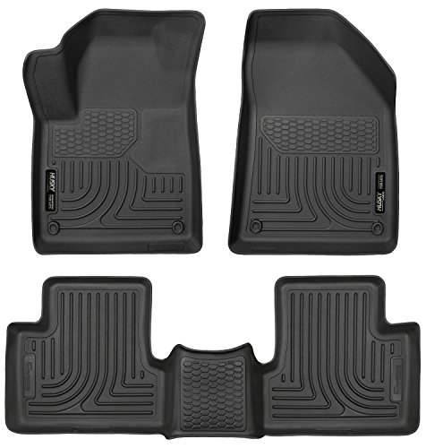 Husky Liners 99091 Weatherbeater Series Black Front and 2nd Seat Floor Liner by Husky Liners