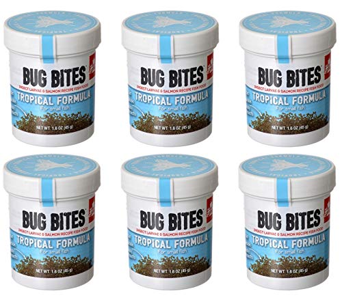 Fluval Bug Bites Tropical Formula for Small Fish 9.6oz (6 x 1.6oz)