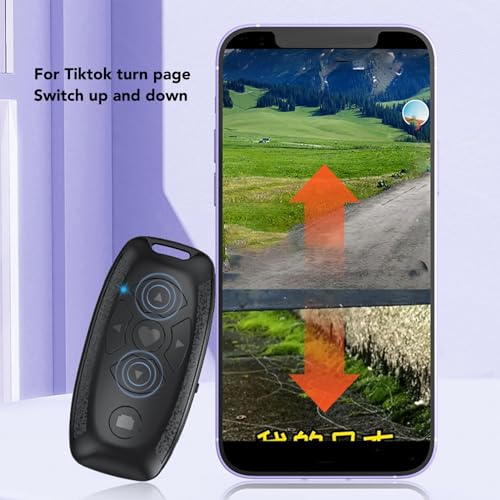 Turner de Página de Controle Remoto, Obturador Mãos Livres Sem Fio, USB Recarregável Com 4.2, para C