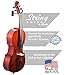 String Swing BCC03F4-FW-C Cello Hanger Wall Mount with Bow Holder Peg Electric and Acoustic